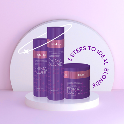 شامبو ESTEL PRIMA BLONDE الفضي لدرجات اللون الأشقر الباردة